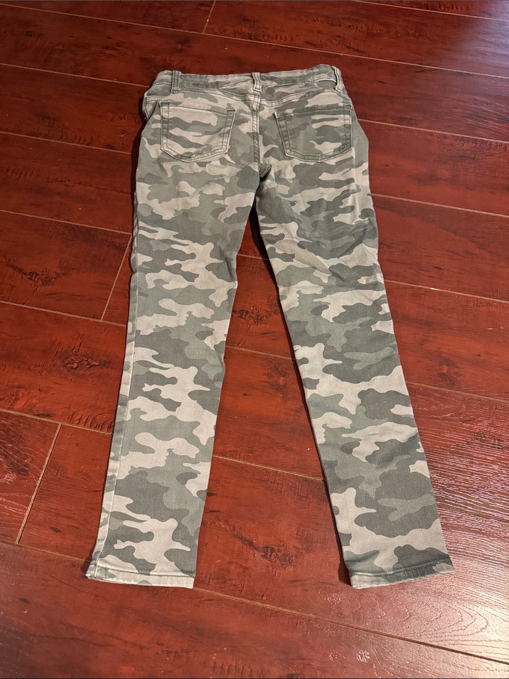 Girl’s Camouflage Jegging - Green Camo - Picture 2 of 3